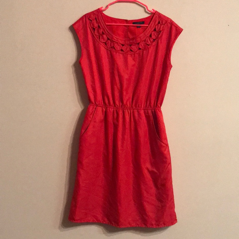 🔴Beautiful Red Banana Republic Dress with Pockets